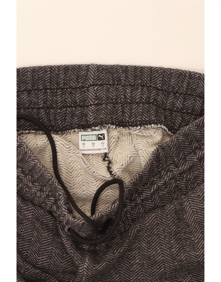 PUMA Pantalones de chándal para mujer UK 10 Small Grey Herringbone