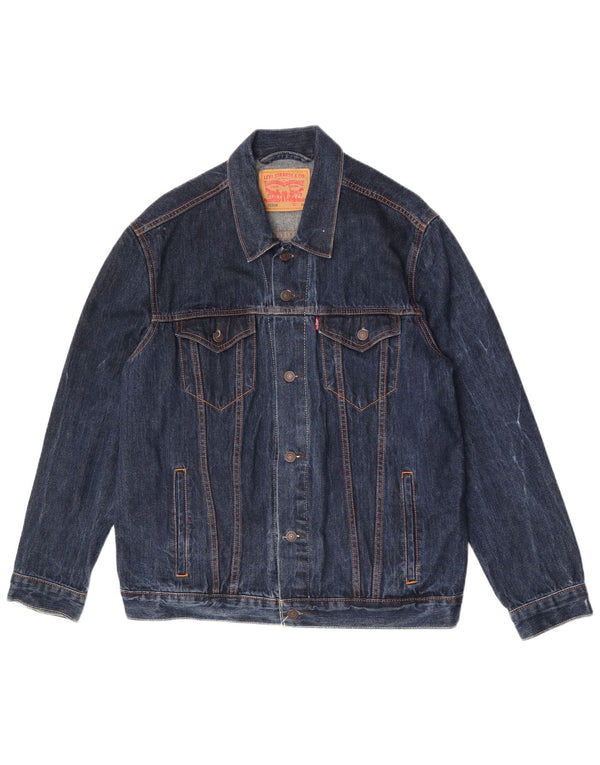 Levi's Chaqueta vaquera para hombre UK 42 XL Algodón azul marino