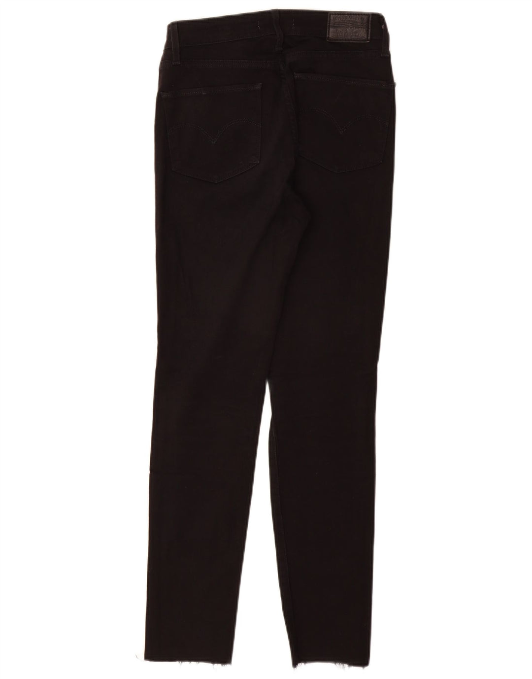 LEVI'S Jeans ajustados de talle alto 721 para mujer W27 L28 Algodón negro