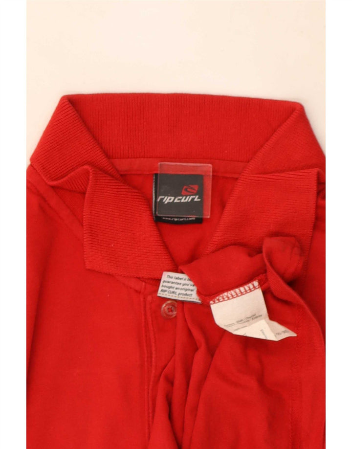 Polo Rip Curl Hombre Pequeño Algodón Rojo
