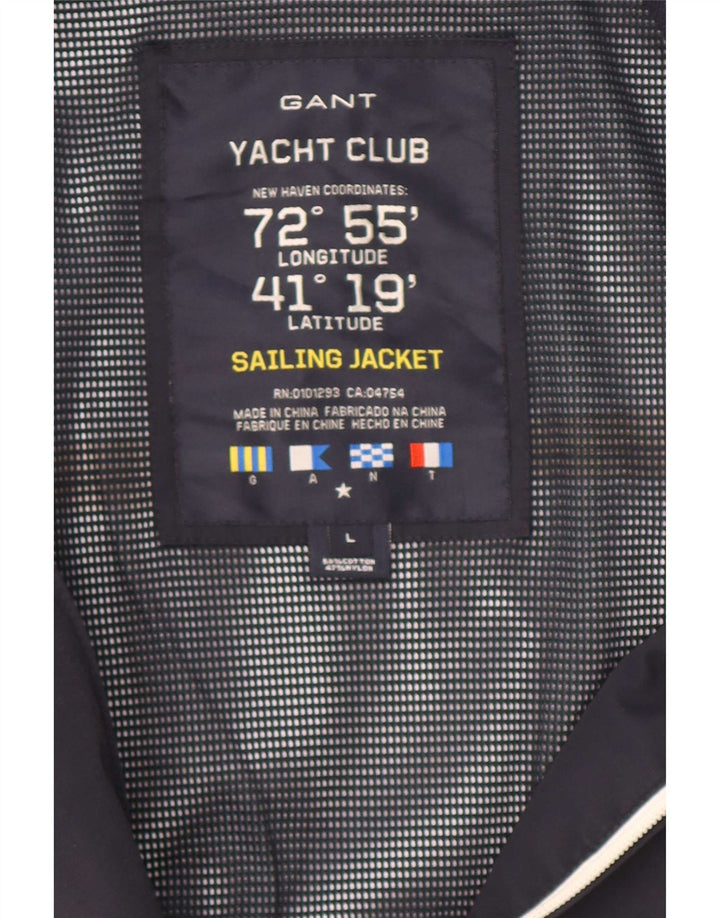 Gant Chaqueta Bomber para Hombre Reino Unido 40 Grande Azul Marino