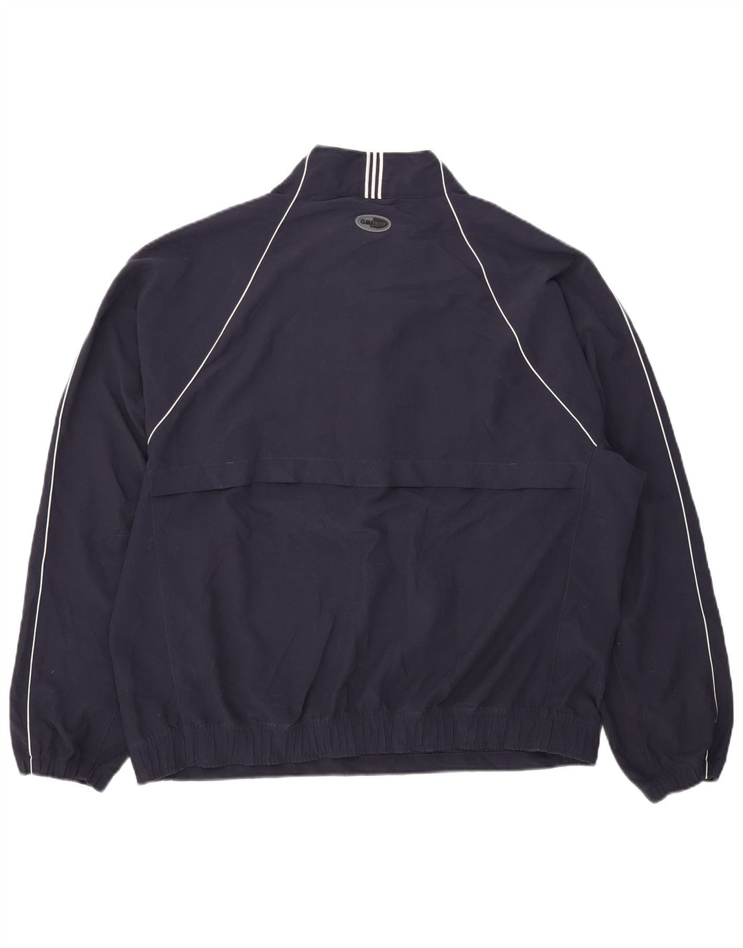 Adidas Mens Clima Proof Zip Neck Jersey Chándal Top Grande Azul Marino