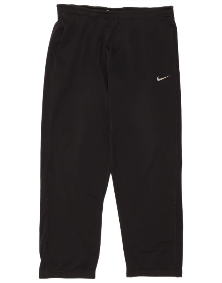 Nike - Pantalón de chándal Therma-Fit para hombre, talla grande, poliéster negro