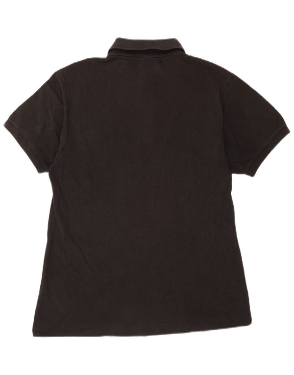 Polo Lacoste para hombre talla 4 mediano algodón negro