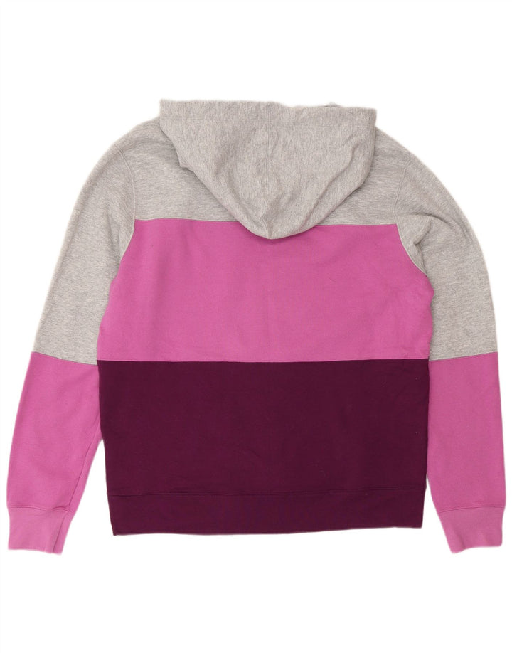 Champion Sudadera con capucha gráfica para hombre, jersey mediano multicolor con bloques de color deportivos