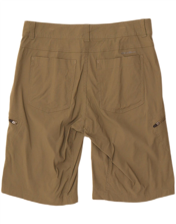 Eddie Bauer Pantalones cortos cargo para hombre W34 Nylon caqui grande