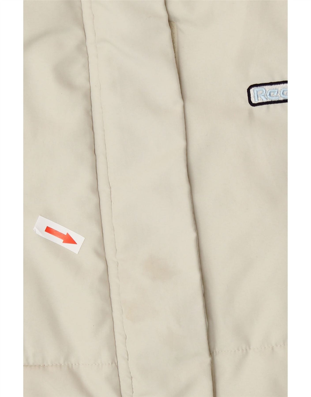 Reebok Chaleco acolchado para mujer UK 12 Medium Off White Poliéster