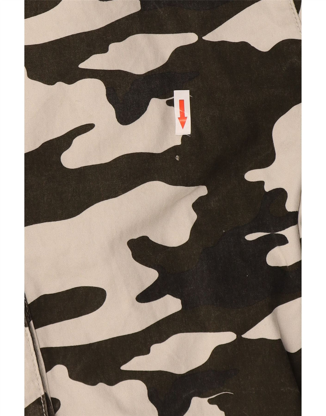 French Connection Pantalones cortos tipo cargo para hombre W34 Camuflaje caqui grande