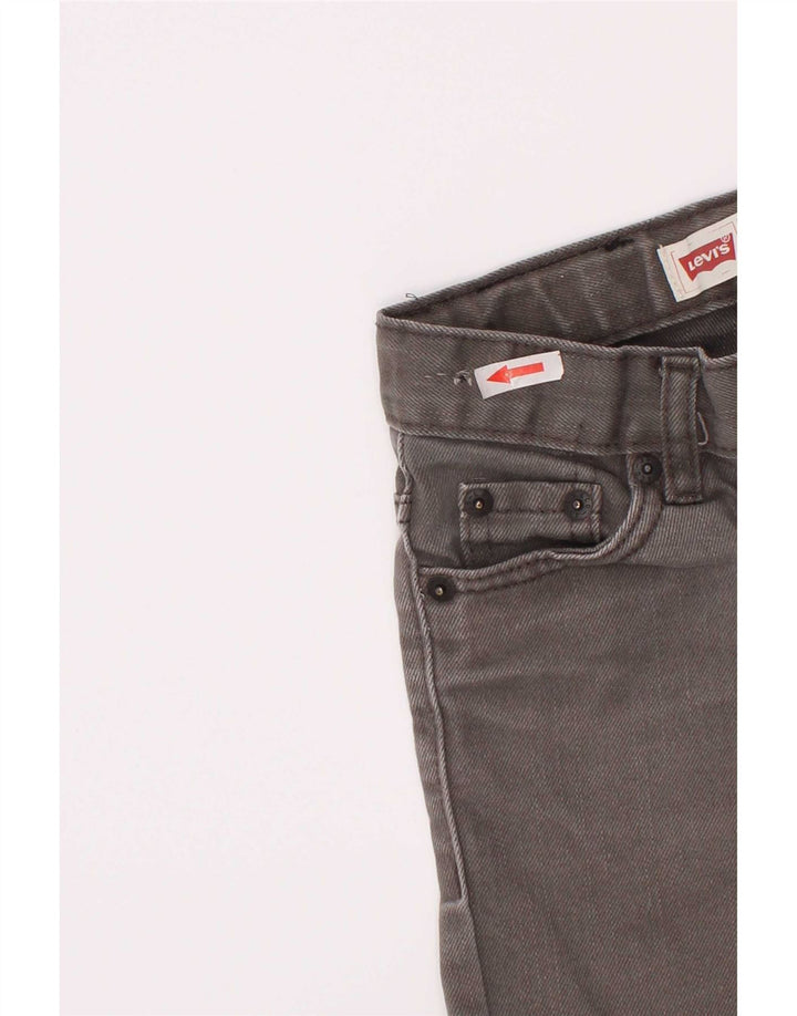 Levi's Vaqueros ajustados desgastados 511 para niños 4-5 años W22 L18 Algodón gris