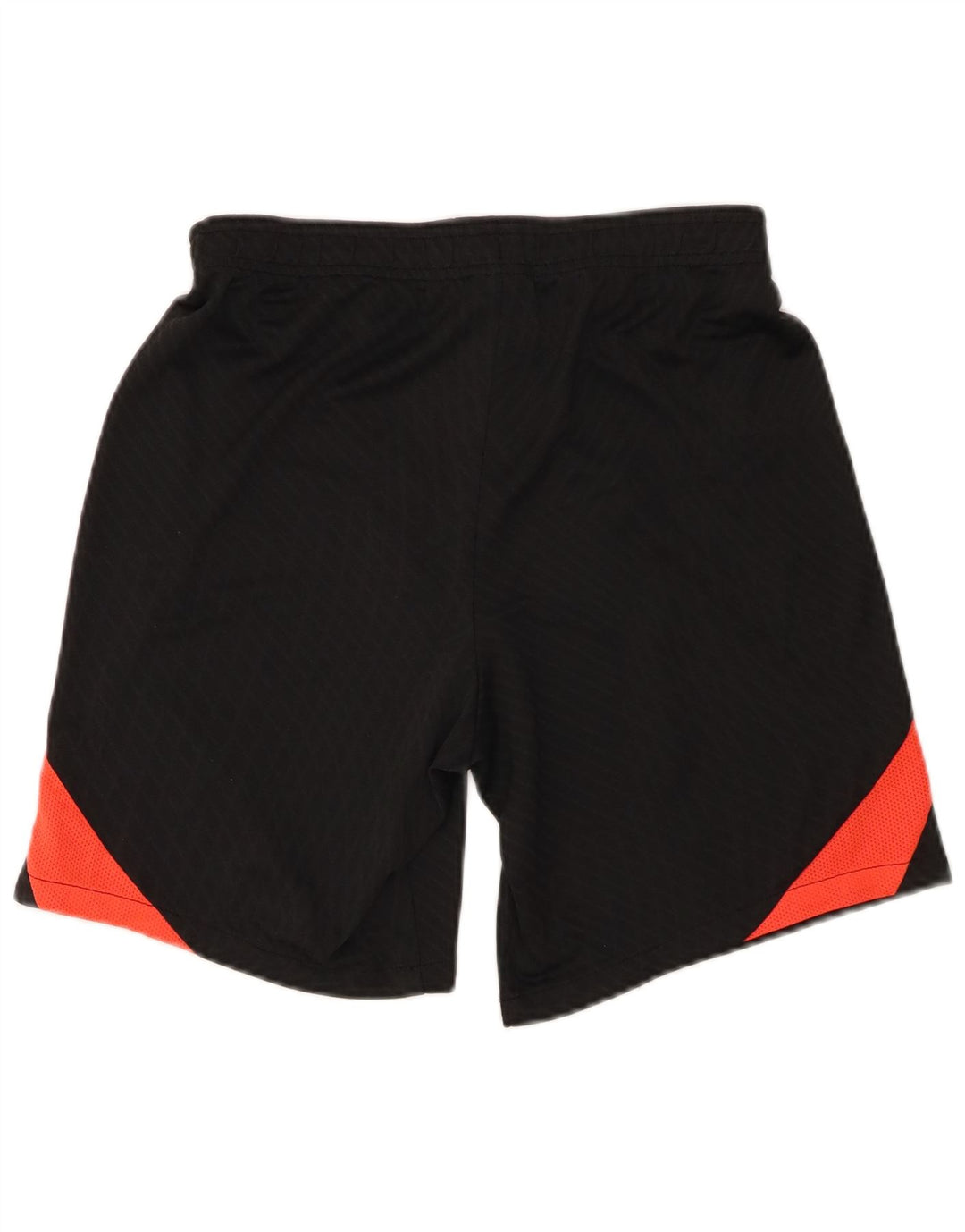 NIKE Pantalones cortos deportivos Dri Fit Slim Fit para hombre, poliéster color block negro pequeño