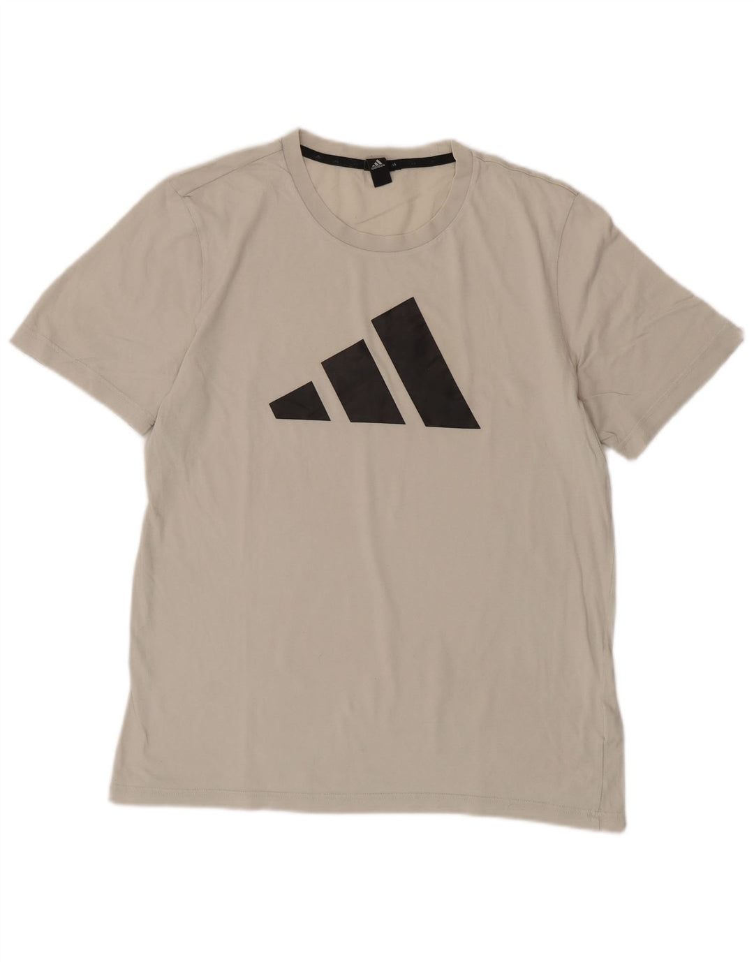 Adidas - Camiseta gráfica para hombre, talla mediana, algodón blanco