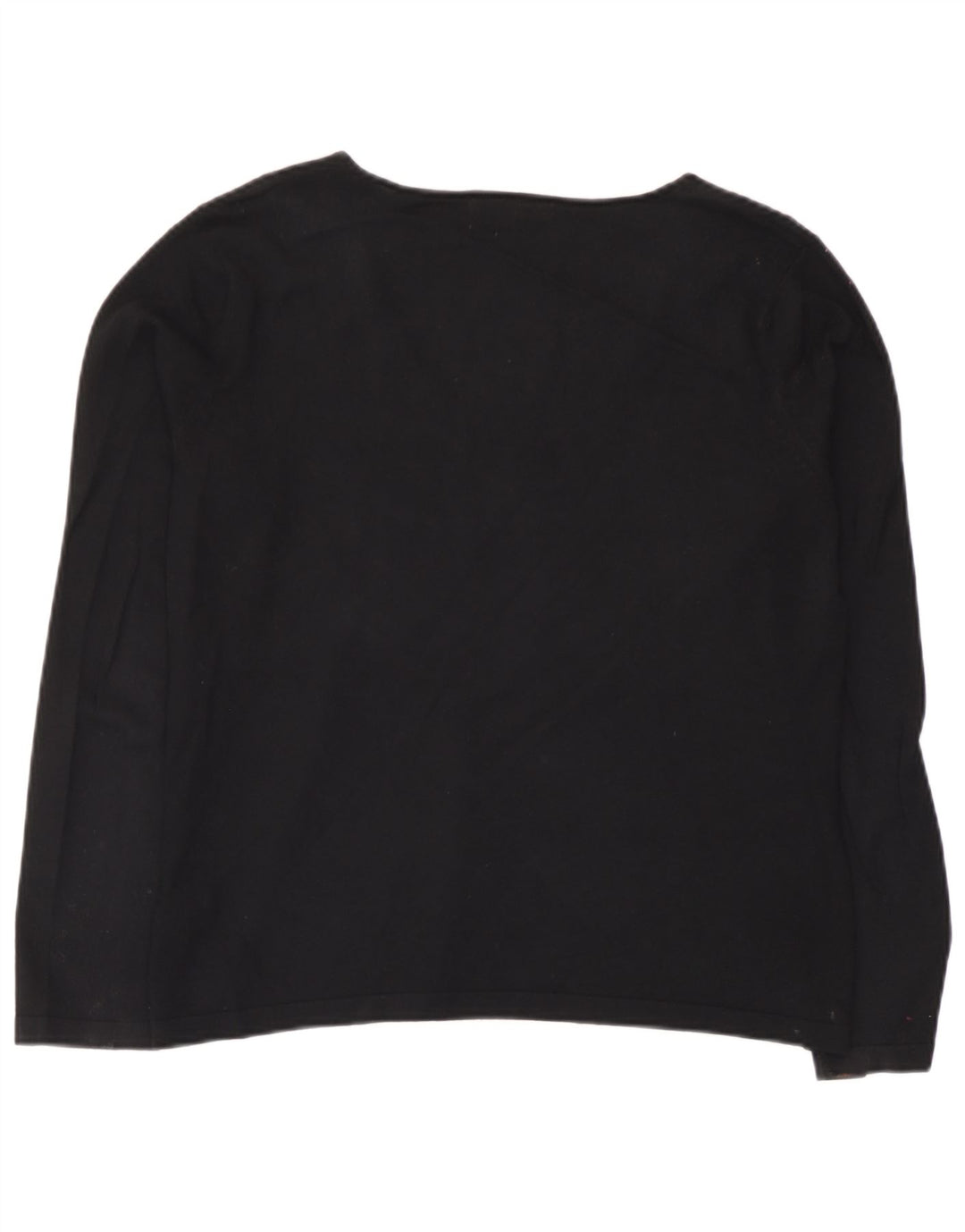 Marks & Spencer Top para mujer de manga larga UK 44 Viscosa negra mediana