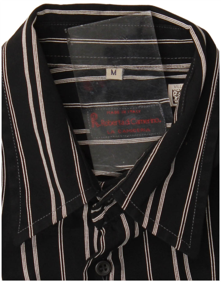 Camisa Roberta di Camerino Hombre Mediana Rayas Negras