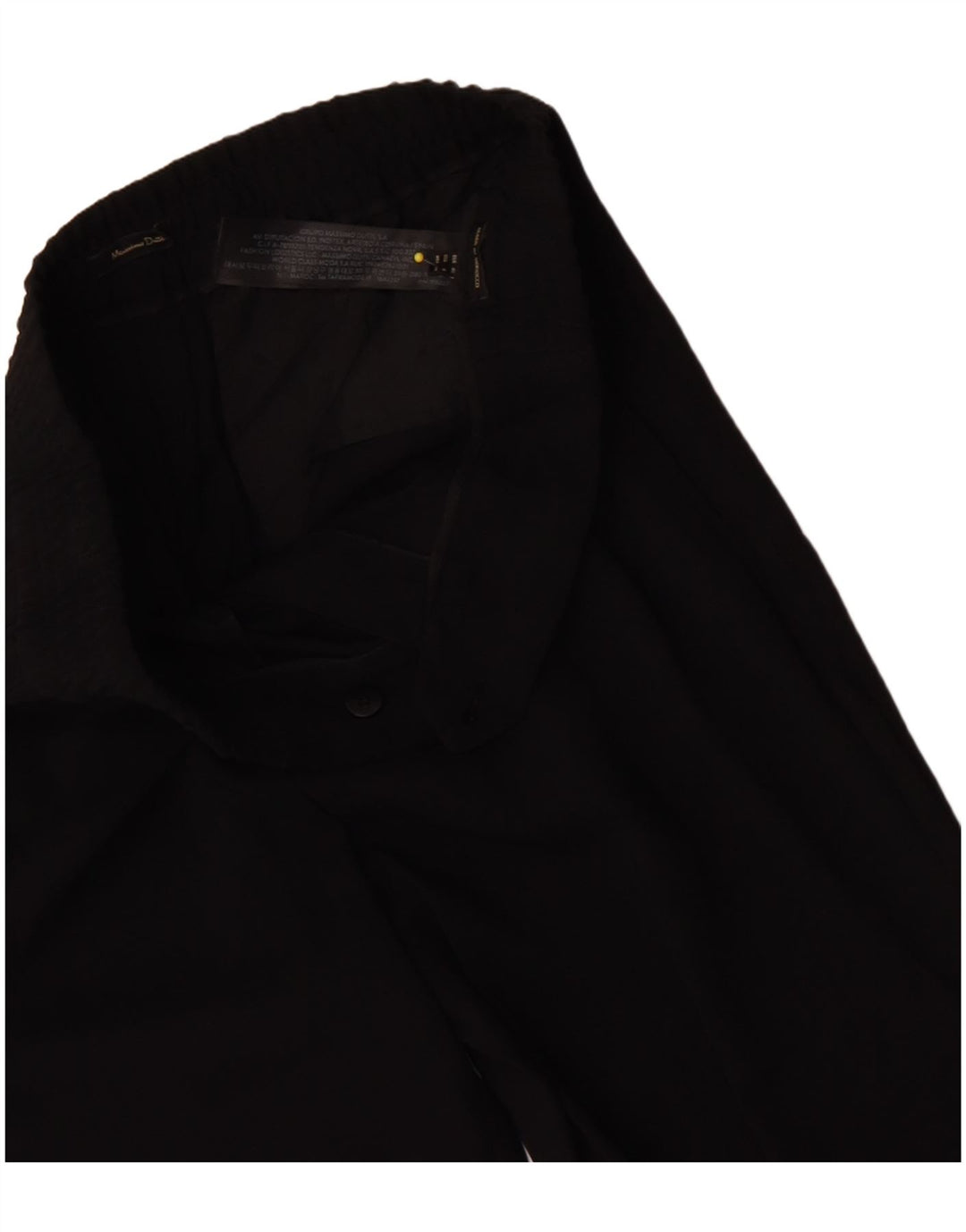 MASSIMO DUTTI Pantalón de traje recto para mujer EU 40 Medium W30 L26 Negro