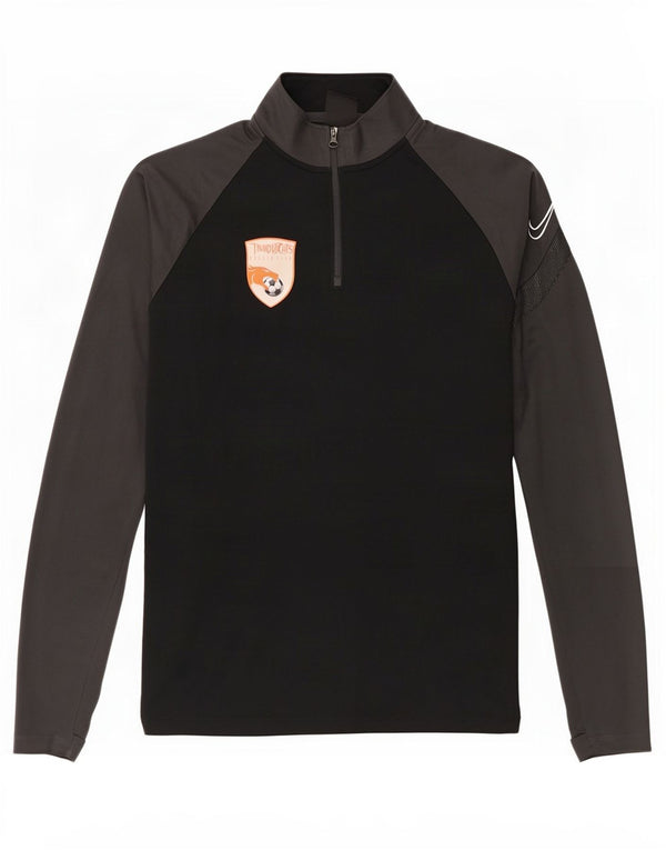 Nike Mens Graphic Pullover Chándal Top Pequeño Negro