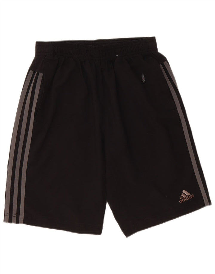 Adidas - Pantalones cortos deportivos Climalite para niño (13-14 años), color negro