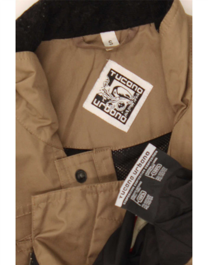 Tucano Urbano Chaqueta utilitaria para hombre UK 36 Small Marrón Poliéster