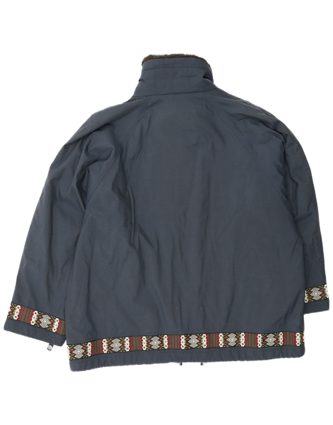 CIESSE PIUMINI Chaqueta cortavientos extragrande para mujer Talla 48 Grande Azul marino