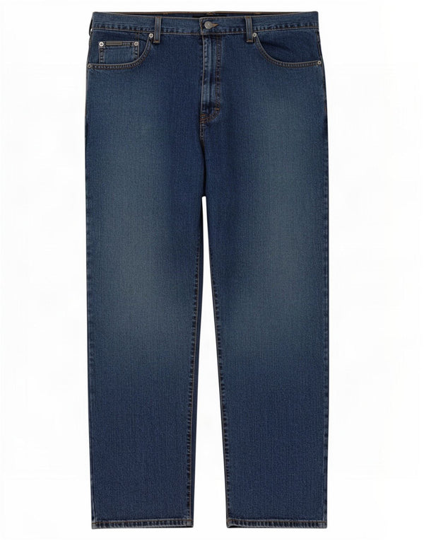 Calvin Klein Jeans rectos para hombre W38 L31 Algodón azul marino