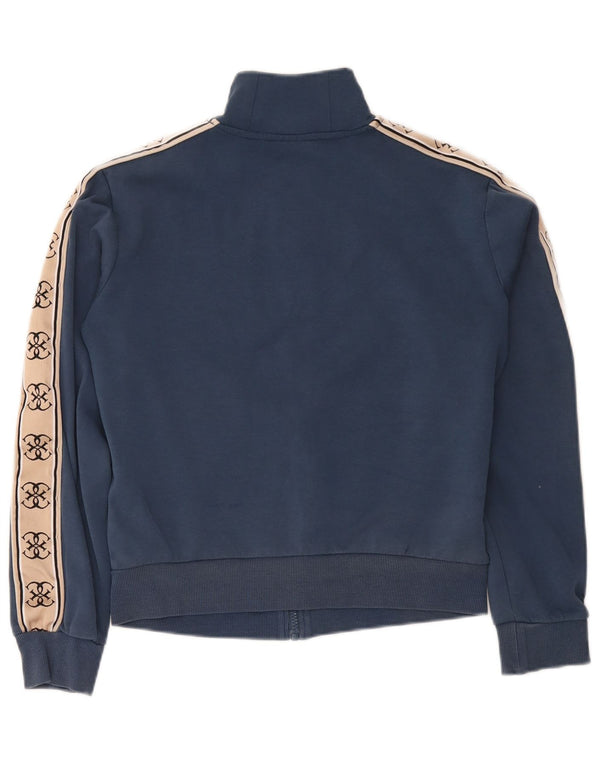 Guess Chaqueta de chándal para mujer UK 40 Medium Azul marino Colorblock