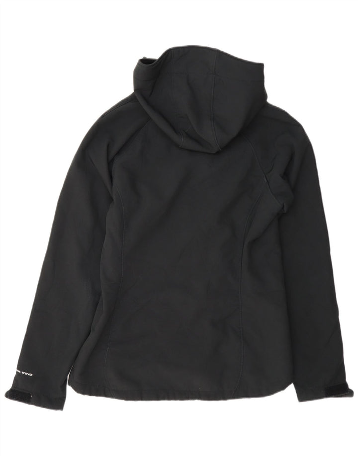 Columbia Chaqueta cortavientos con capucha para hombre UK 36 Small Poliéster azul marino