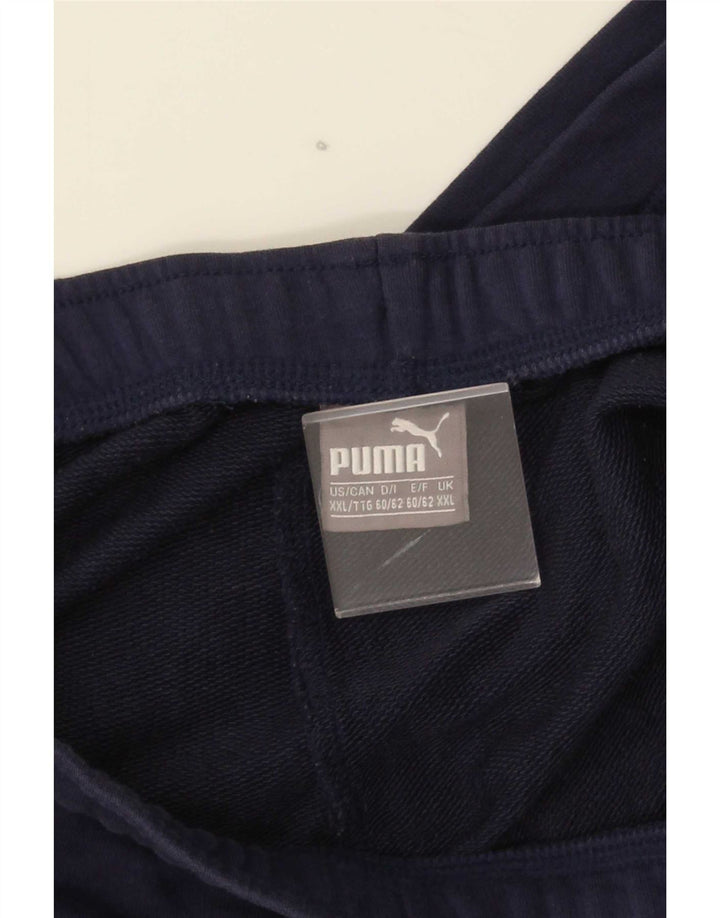 Puma Pantalones cortos deportivos para hombre 2XL Azul marino