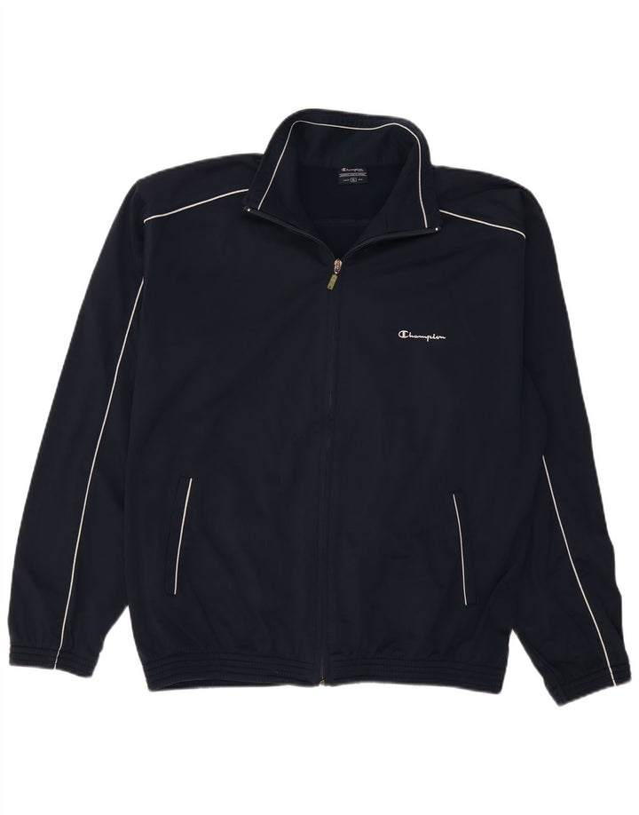 CHAMPION Chaqueta de chándal para hombre XL Poliéster azul marino