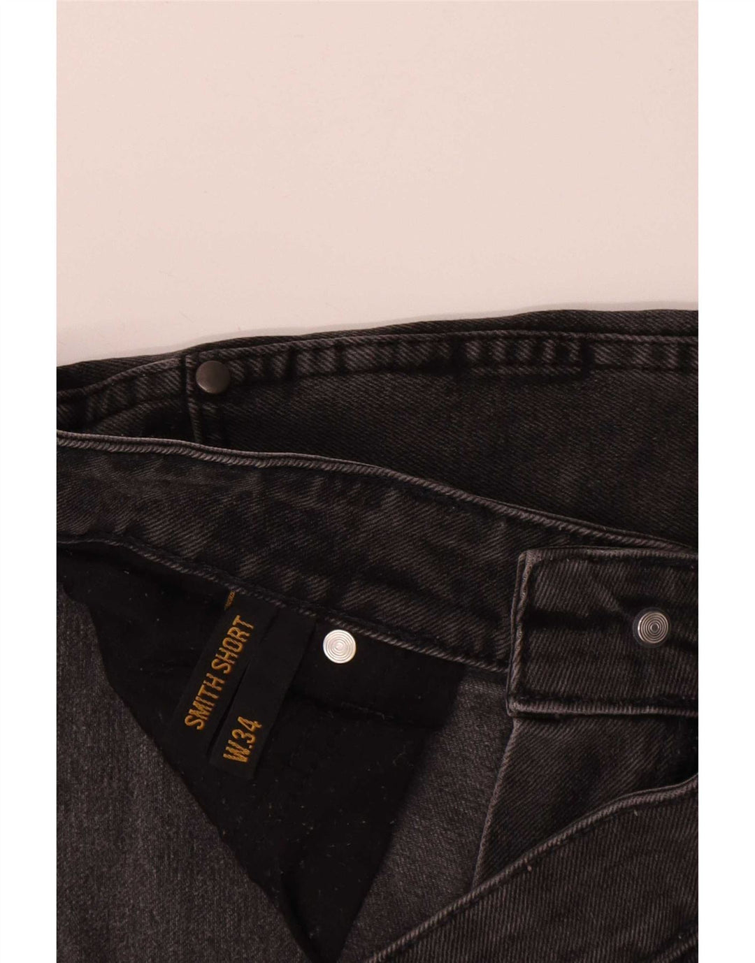 Wrangler Pantalones cortos de mezclilla para hombre W34 Grande Negro