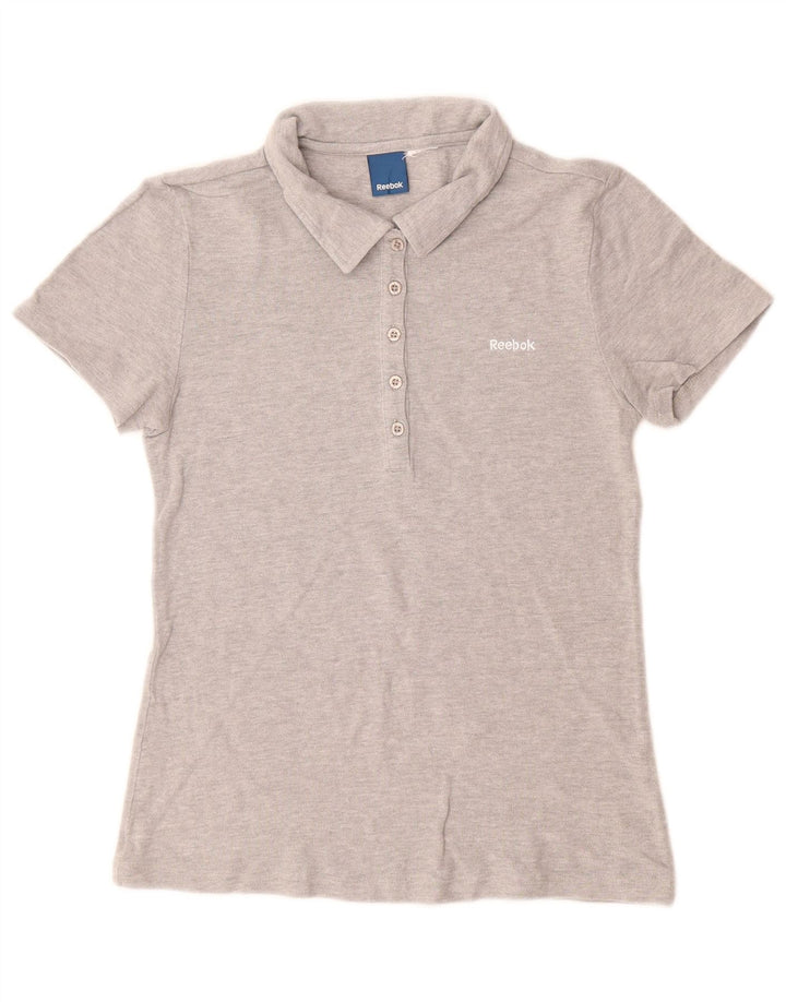 REEBOK Polo para mujer UK 8 Small Gris
