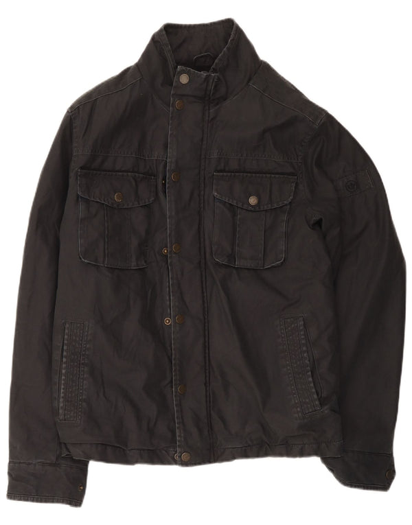Chaqueta cortavientos para hombre Fat Face UK 38 Algodón gris medio