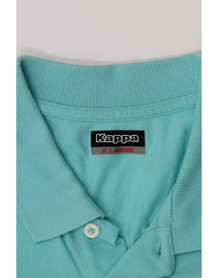 Kappa Polo Hombre XL Turquesa Algodón