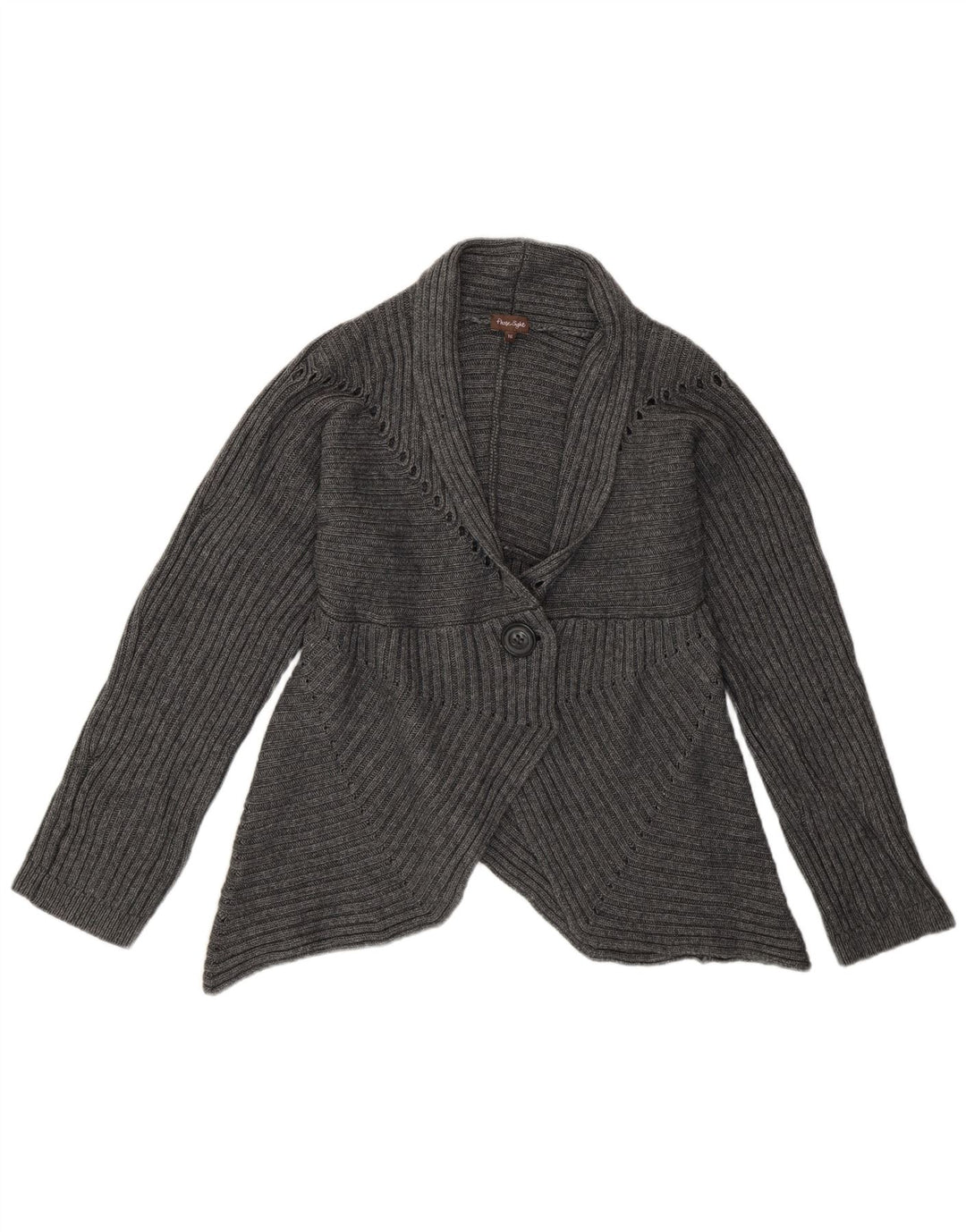 Suéter tipo cárdigan para mujer Phase Eight UK 46 Viscosa gris grande