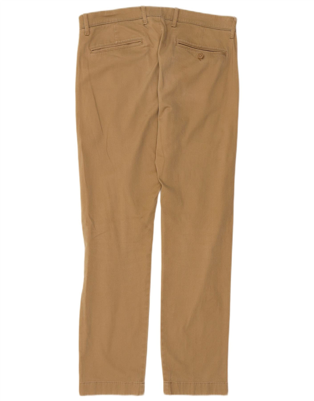 J. CREW Pantalón chino recto para hombre W31 L30 Algodón beige