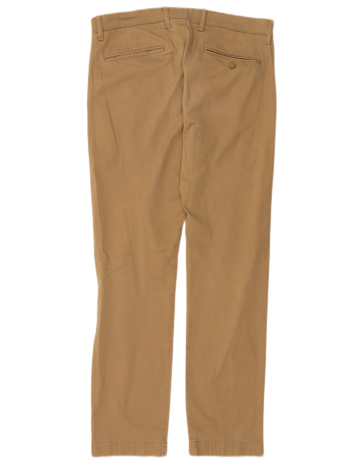J. CREW Pantalón chino recto para hombre W31 L30 Algodón beige