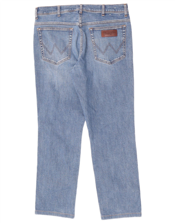 Vaqueros Wrangler Texas Slim para hombre W35 L29 Algodón azul