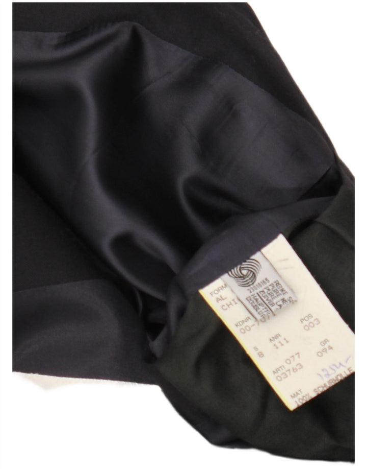 Hugo Boss Chaqueta tipo blazer con doble botonadura para hombre UK 40 Large Lana negra