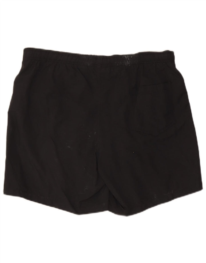 Lotto - Pantalones cortos deportivos para hombre, talla grande, color negro