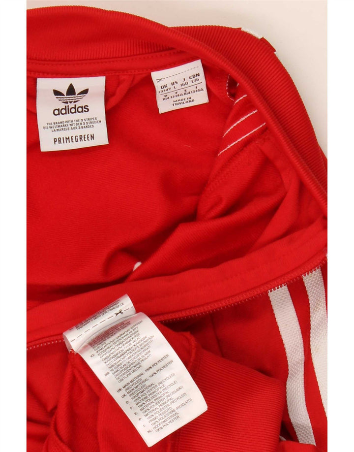 Adidas Chaqueta Chándal Niña 13-14 Años Rojo Poliéster
