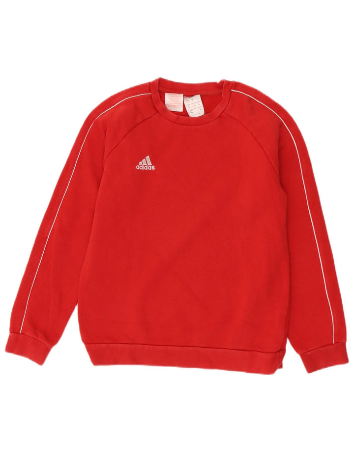 Adidas Sudadera para niño Jumper 11-12 años Rojo Algodón