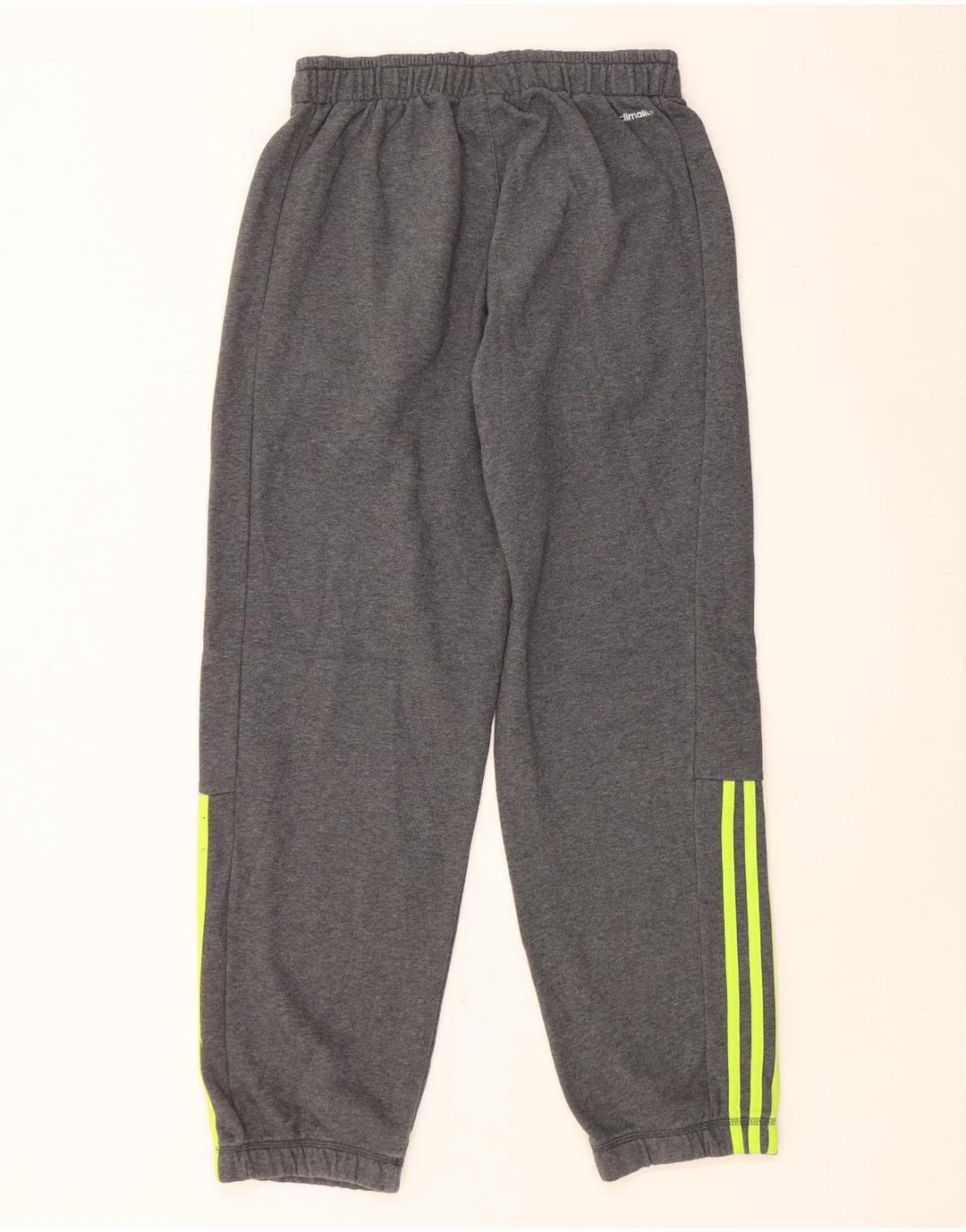 ADIDAS Hombre Climalite Chándal Pantalones Joggers Algodón Gris Medio