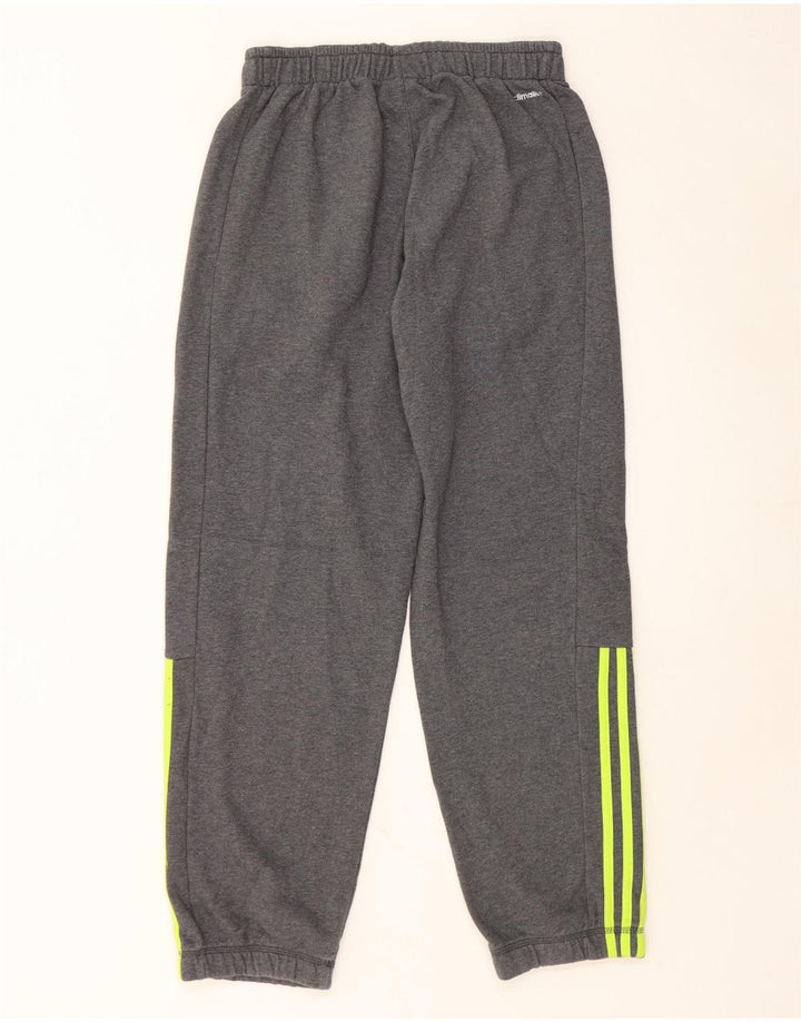 ADIDAS Hombre Climalite Chándal Pantalones Joggers Algodón Gris Medio
