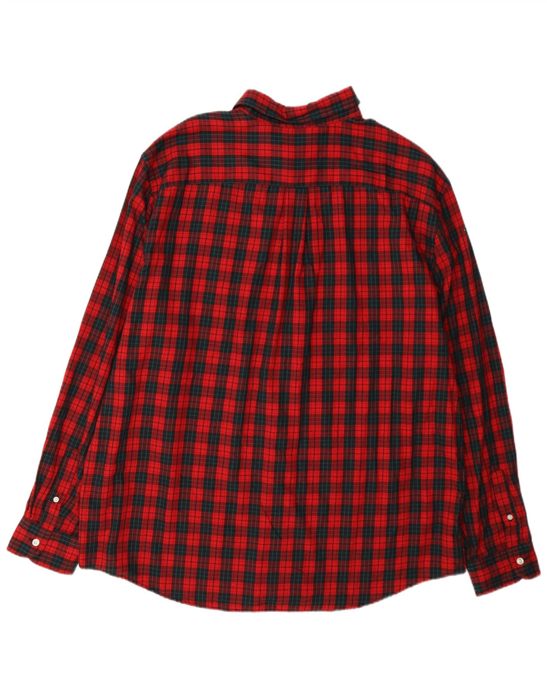 Chaps Camisa de franela para hombre 2XL Algodón a cuadros rojos