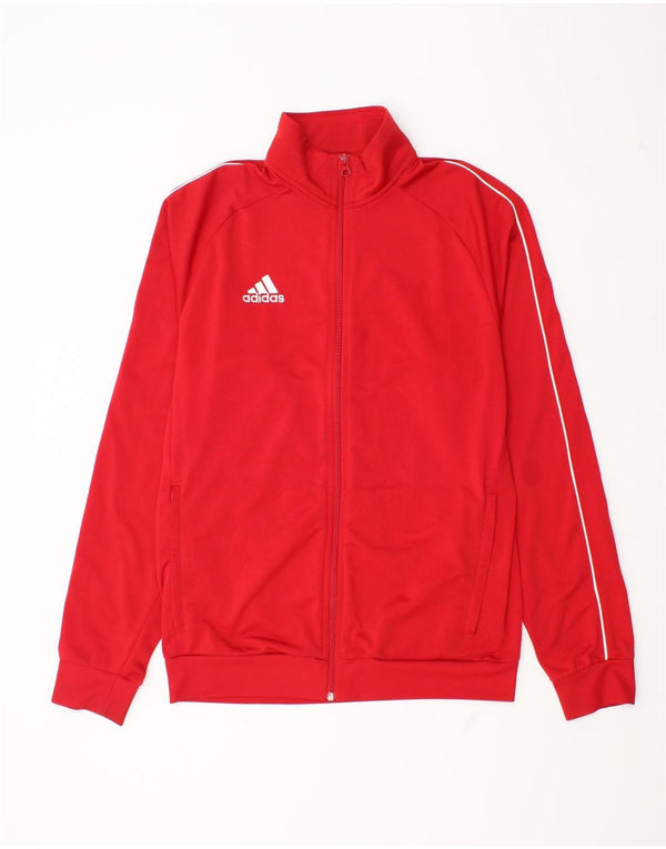 Adidas Hombre Chándal Top Chaqueta Mediano Rojo Poliéster