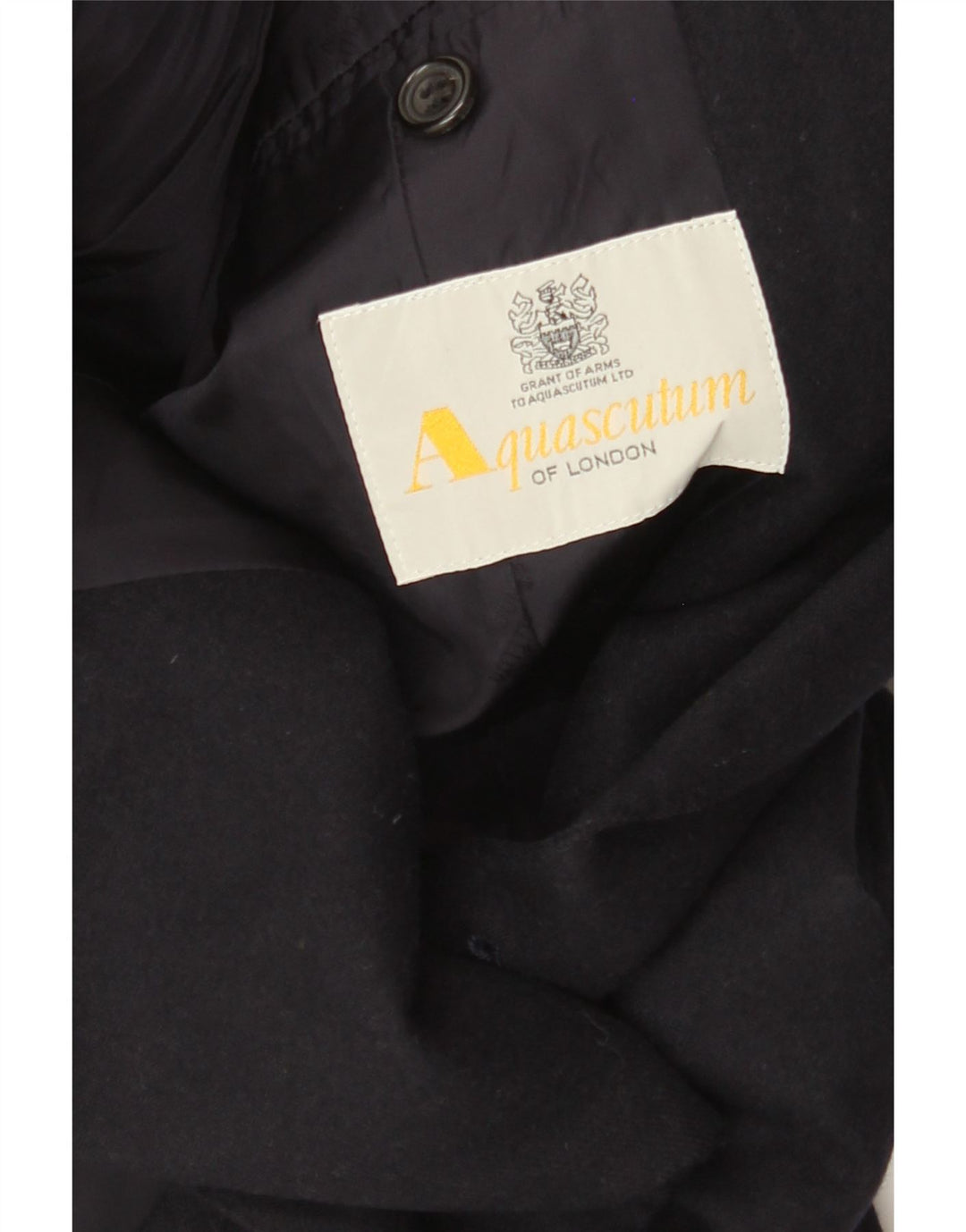 Aquascutum Chaqueta tipo blazer con doble botonadura para hombre UK 36 Small Azul marino