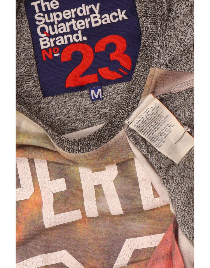 Superdry Camiseta Gráfica De Algodón Gris Medio Para Hombre