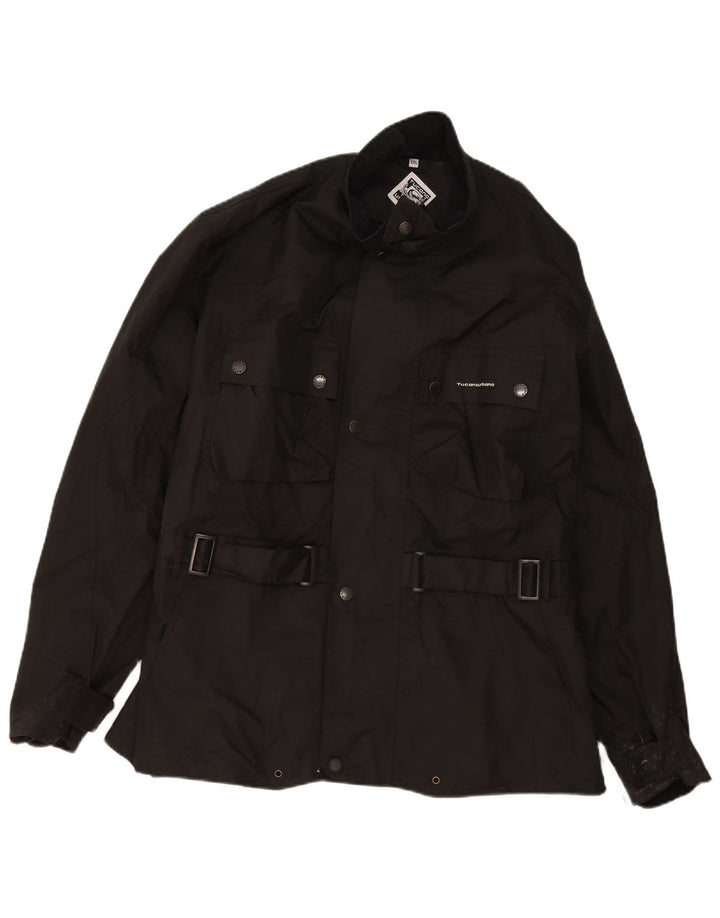 Tucano Urbano Chaqueta utilitaria para hombre UK 44 2XL Poliéster negro