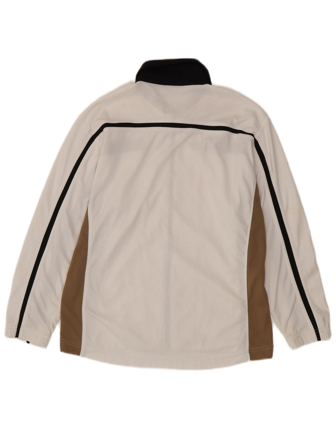 Asics Hombre Chándal Top Jacket Medium Blanco Colorblock Poliéster