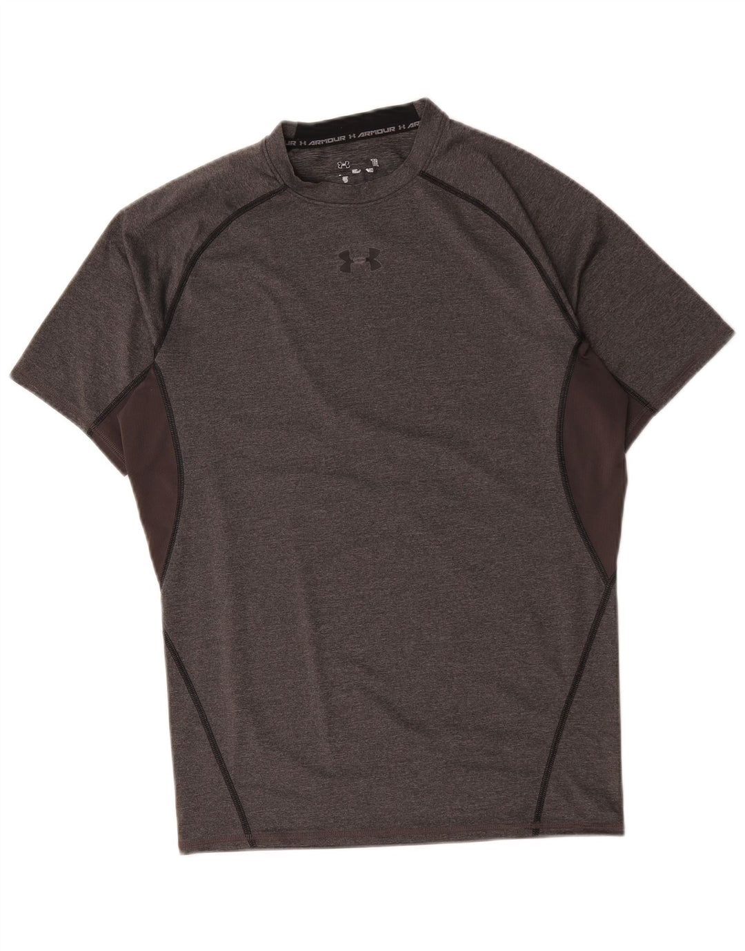 Under Armour Hombre Camiseta Top Gris Medio Colorblock