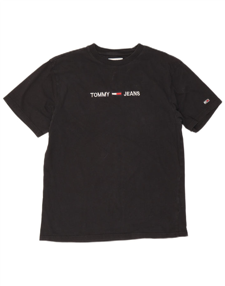 Tommy Hilfiger Camiseta gráfica para hombre Top Medium Black