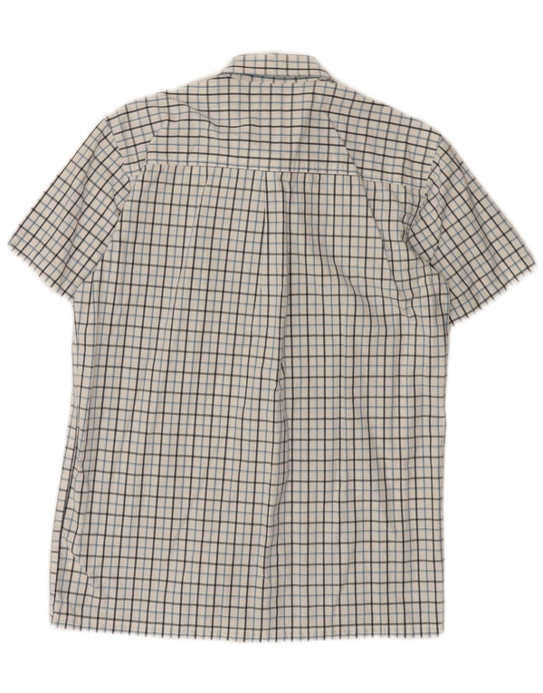 Camisa Levi's Hombre Manga Corta Medium White Check Cotton